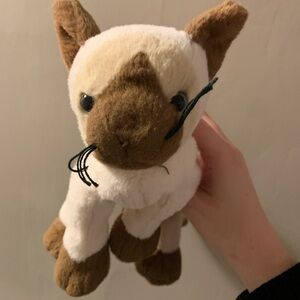 Plush Siamese Cat Toy webkinz
